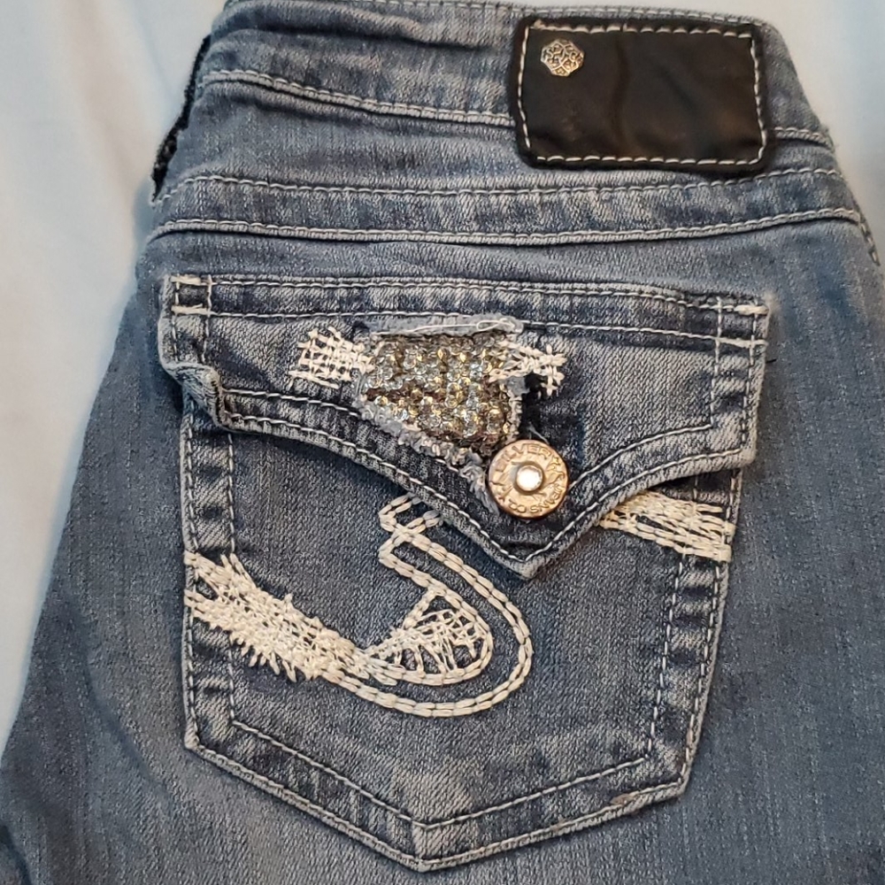 Silver jeans